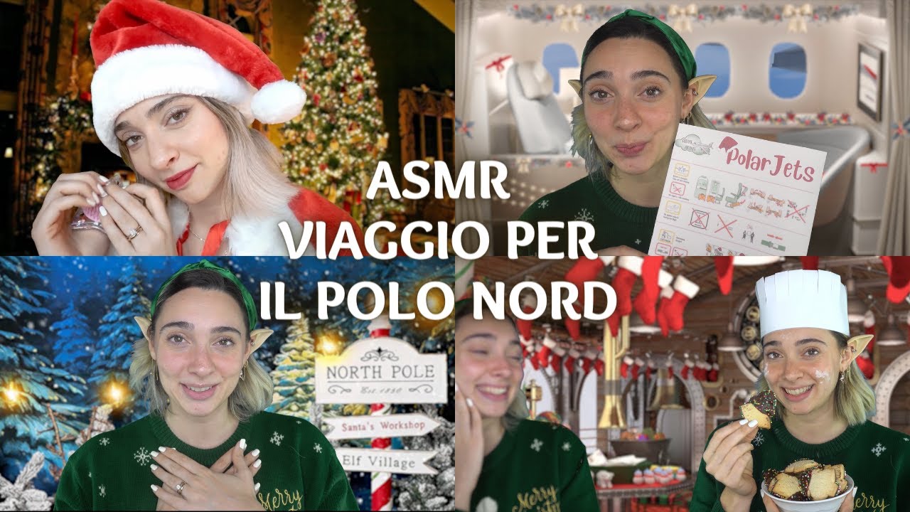 VIAGGIA AL POLO NORD E INCONTRA MAMMA NATALE 🤍 ASMR