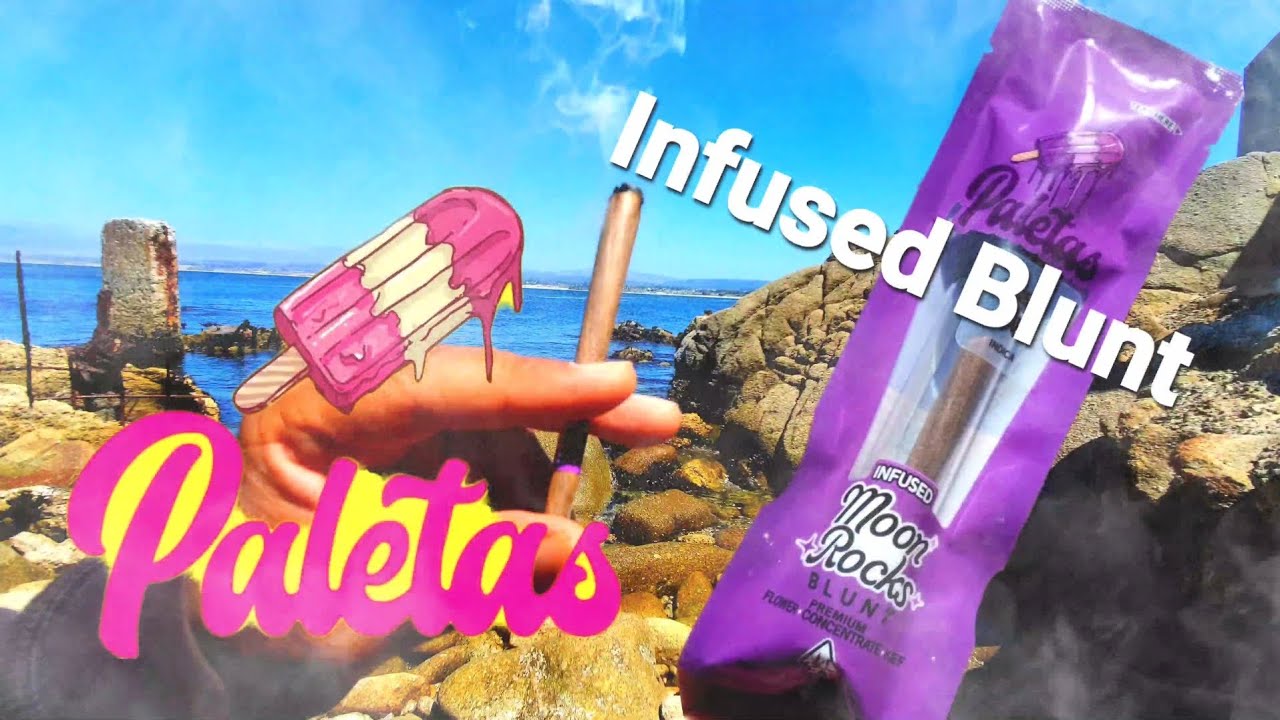 Fat infused Grape Ape Paletas Blunt sesh!!