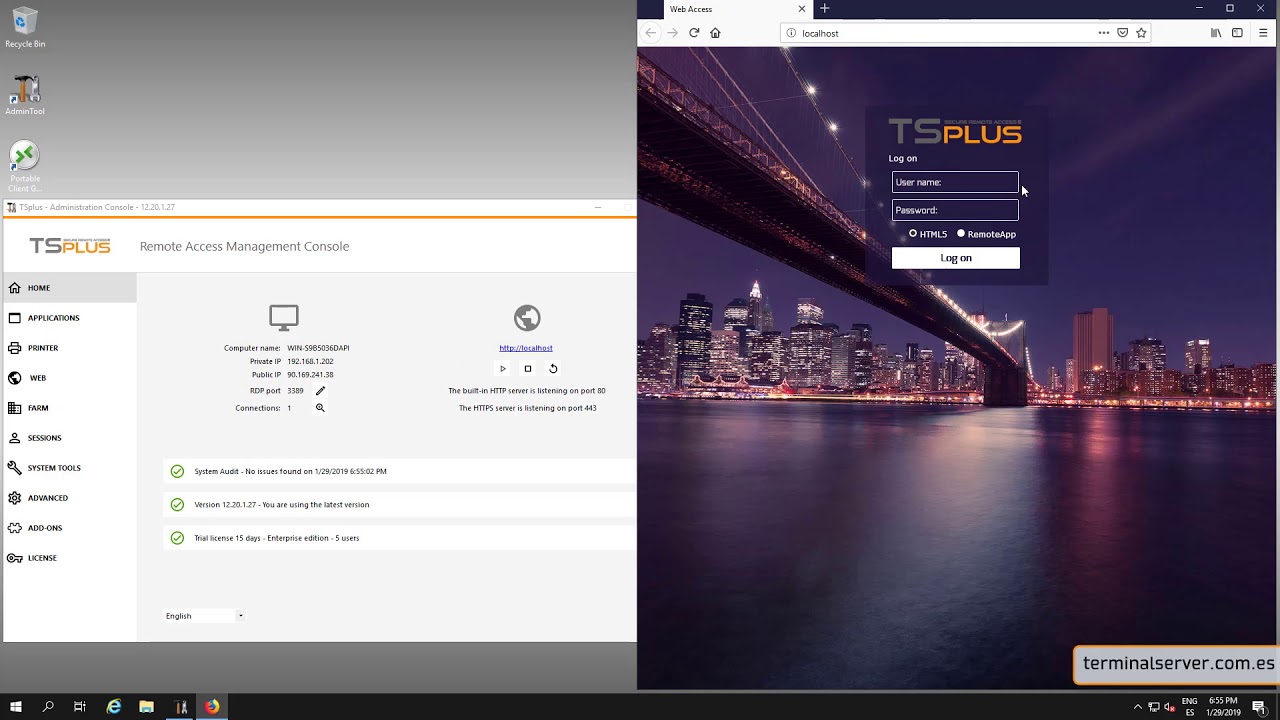 TSplus 2FA: Autenticaci&oacute;n en Dos Pasos para Proteger tu Servidor de Escritorio Remoto