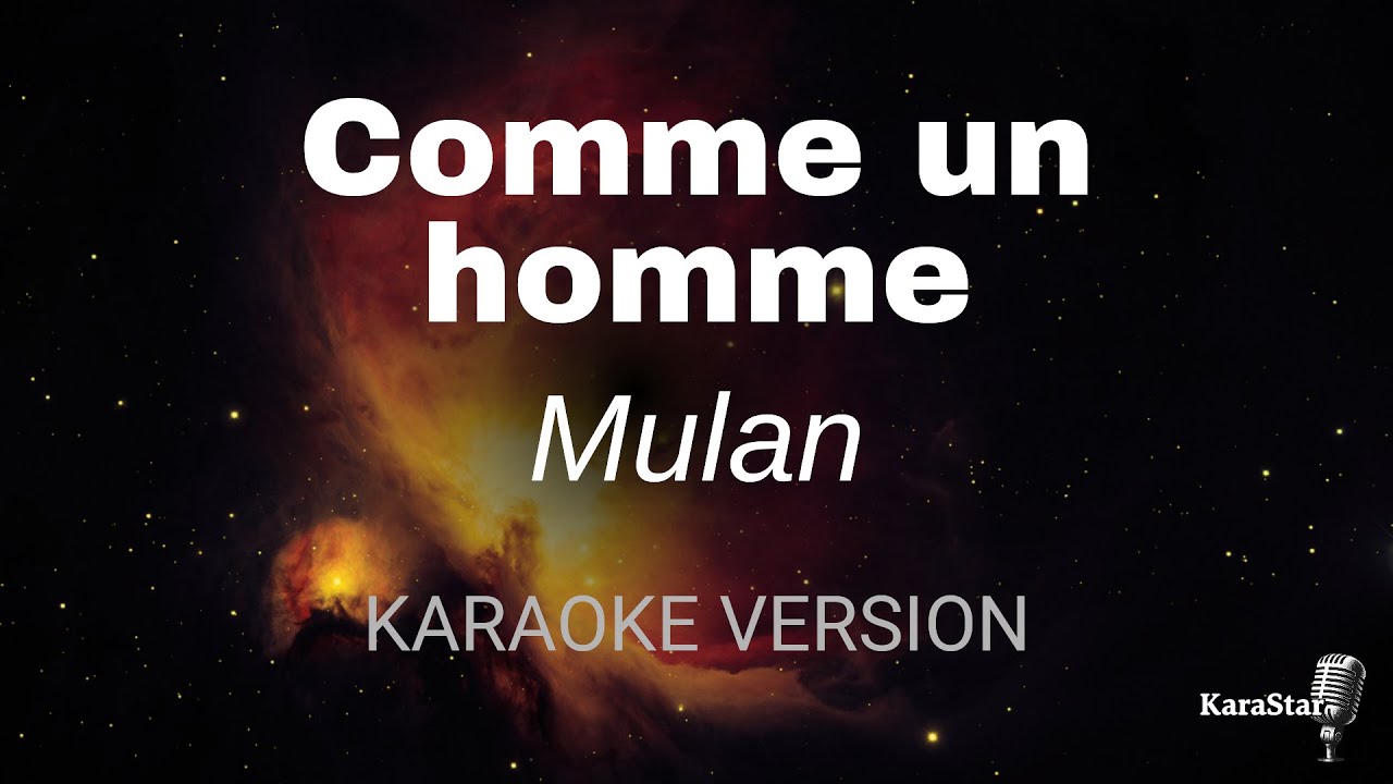 Mulan - Comme un homme (Karaoke Version)
