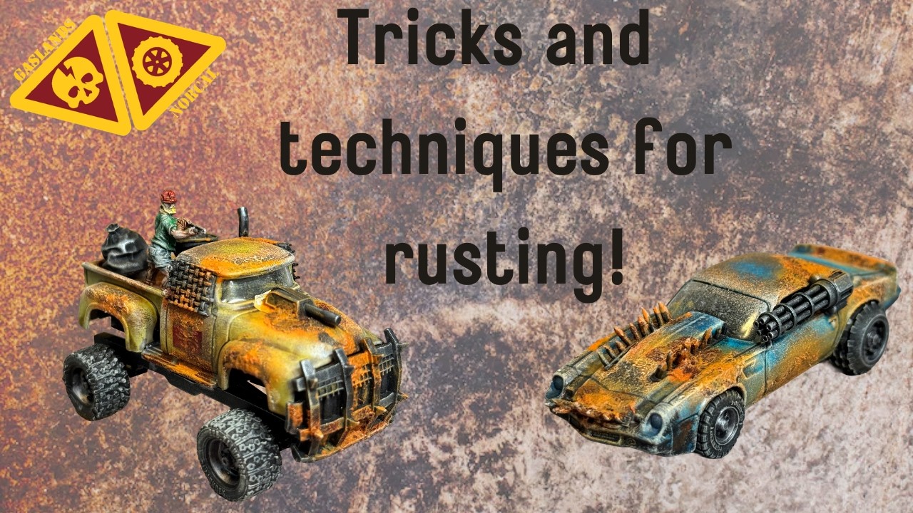 How I Create REALISTIC Rust Effects for Gaslands & Wasteland Die Cast Builds | Step-by-Step Tutorial