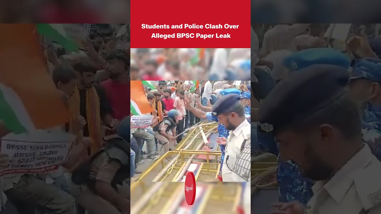 Students and Police Clash Over Alleged BPSC Paper Leak