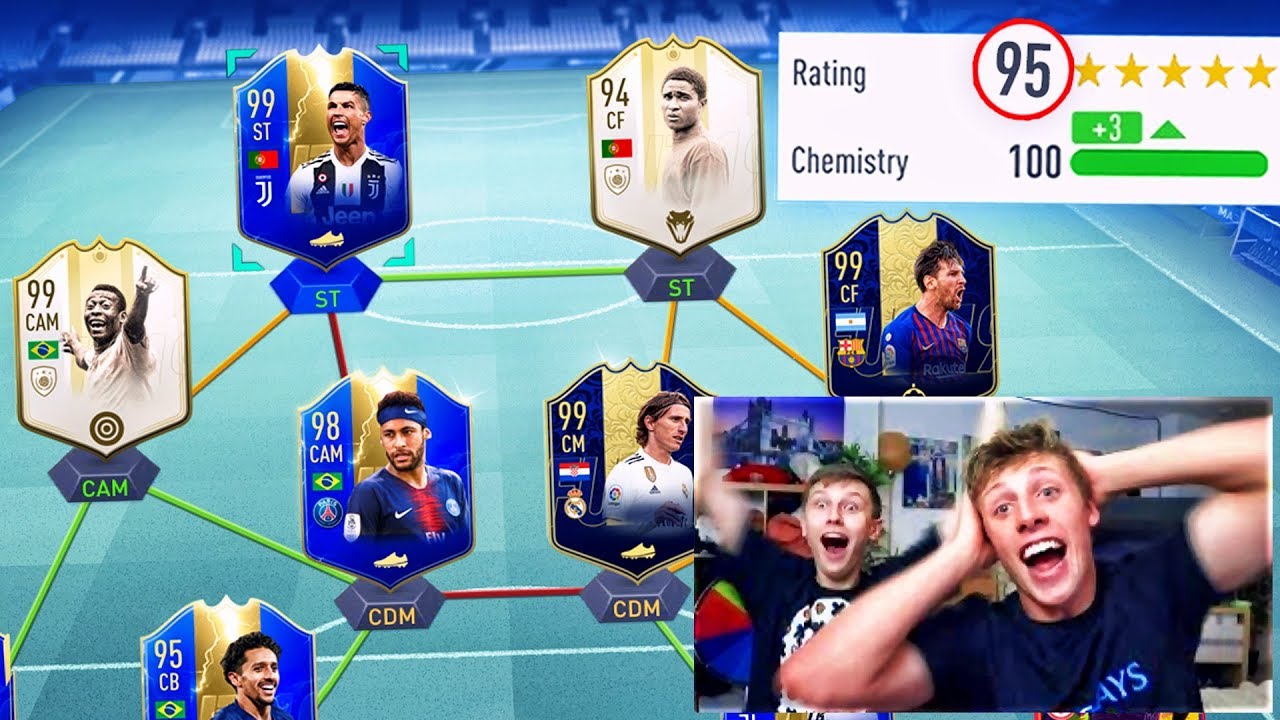 BREAKING W2S 195 FUT DRAFT WORLD RECORD!! (FIFA 19)