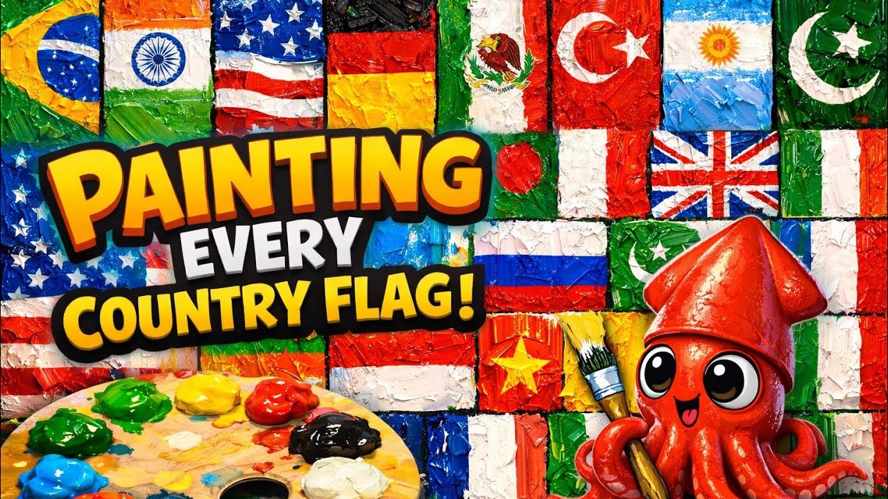 SONU'S ASMR  is live! | Painting roleplay You're Country flag colors