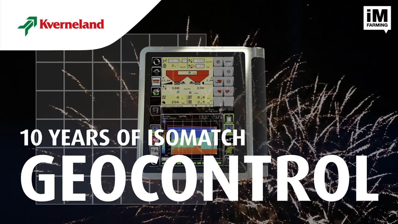 10 years of Precision farming with IsoMatch GEOCONTROL
