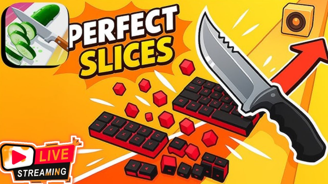 Perfect Slice 🍎 🥕 ⚔️ Live Now Part 7 #shortlive #live