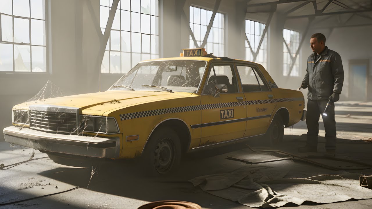 Restoring an Abandoned 1980s Taxi | Deep Clean & First Start (ASMR)