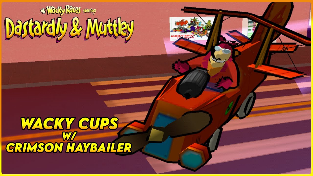 Wacky Races Starring Dastardly & Muttley - Wacky Cups w/ Crimson Haybailer