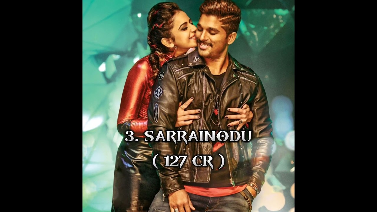 TOP 5 MOST EARNING ALLU ARJUN MOVIES 🤑|| #pushpa #dj #sarrainodu #shorts #movies #trendingshorts