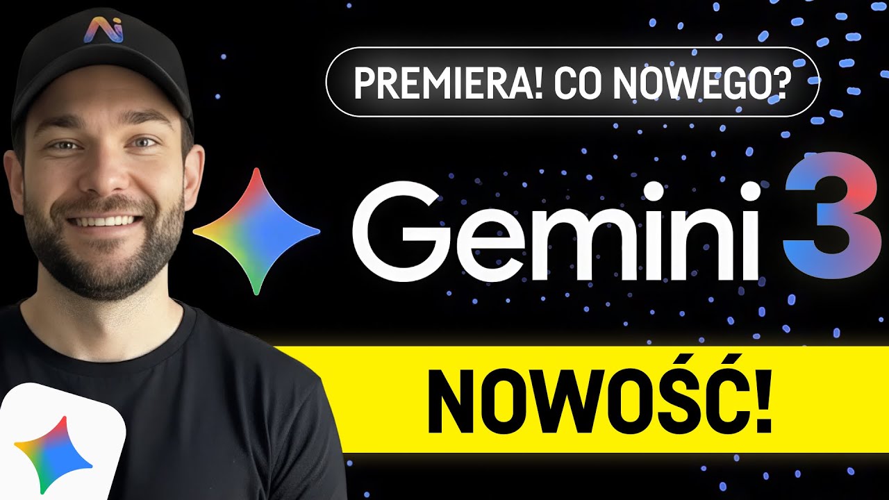 GEMINI 3 - Najlepszy Model AI JUŻ DOSTĘPNY! (+ BONUS 1100 PLN)