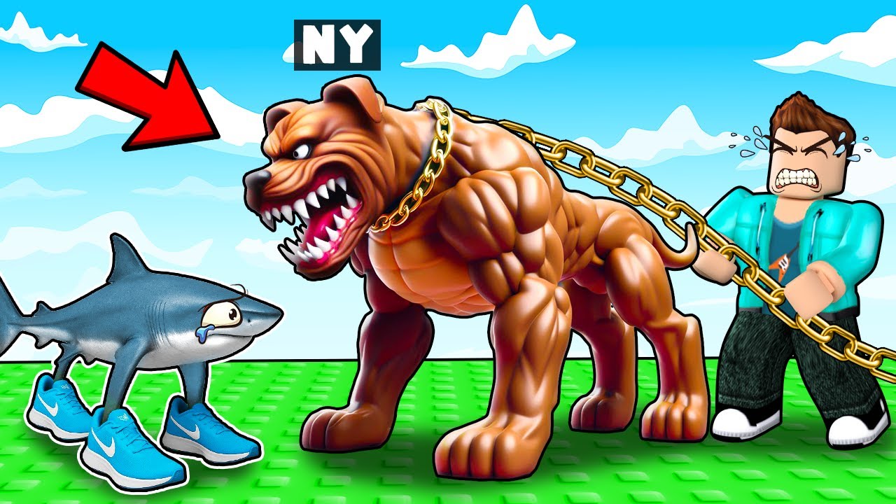 TRAINING MY DOG TO FIGHT TRALALERO TRALALA IN ROBLOX !!