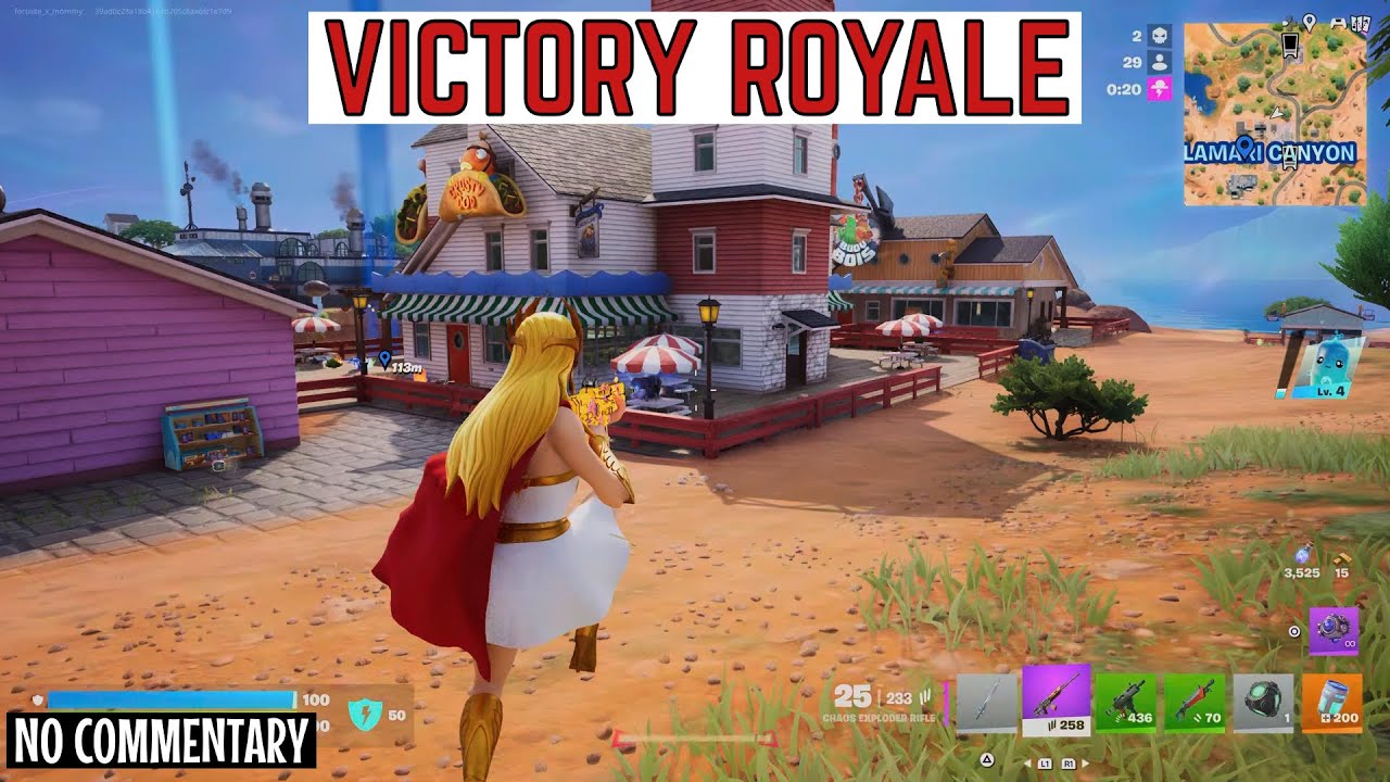 Fortnite (NEW Masters of the Universe SHE-RA SKIN!) Solo Zero Build Victory Royale