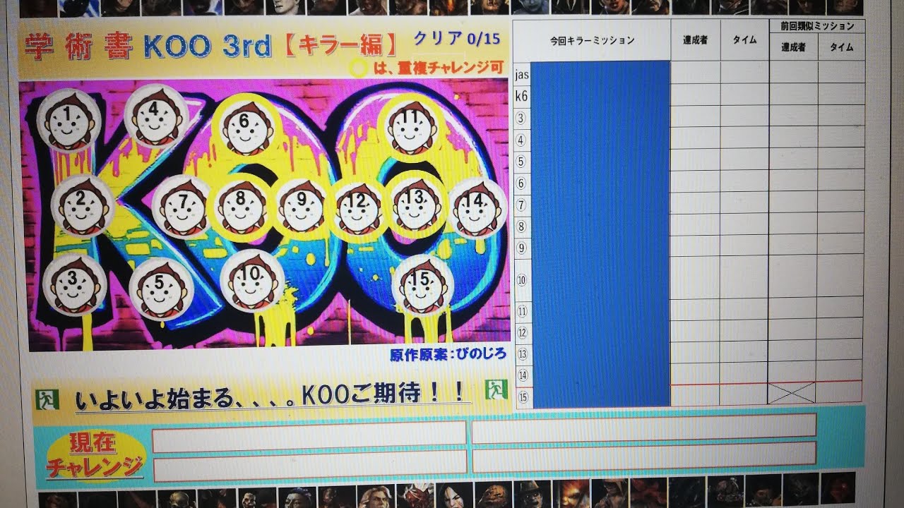 デッド バイ デイライト  #385-6  いよいよ中盤戦のKOO学術書3、みんな苦しむがよい😤夜の部、スタート🎶