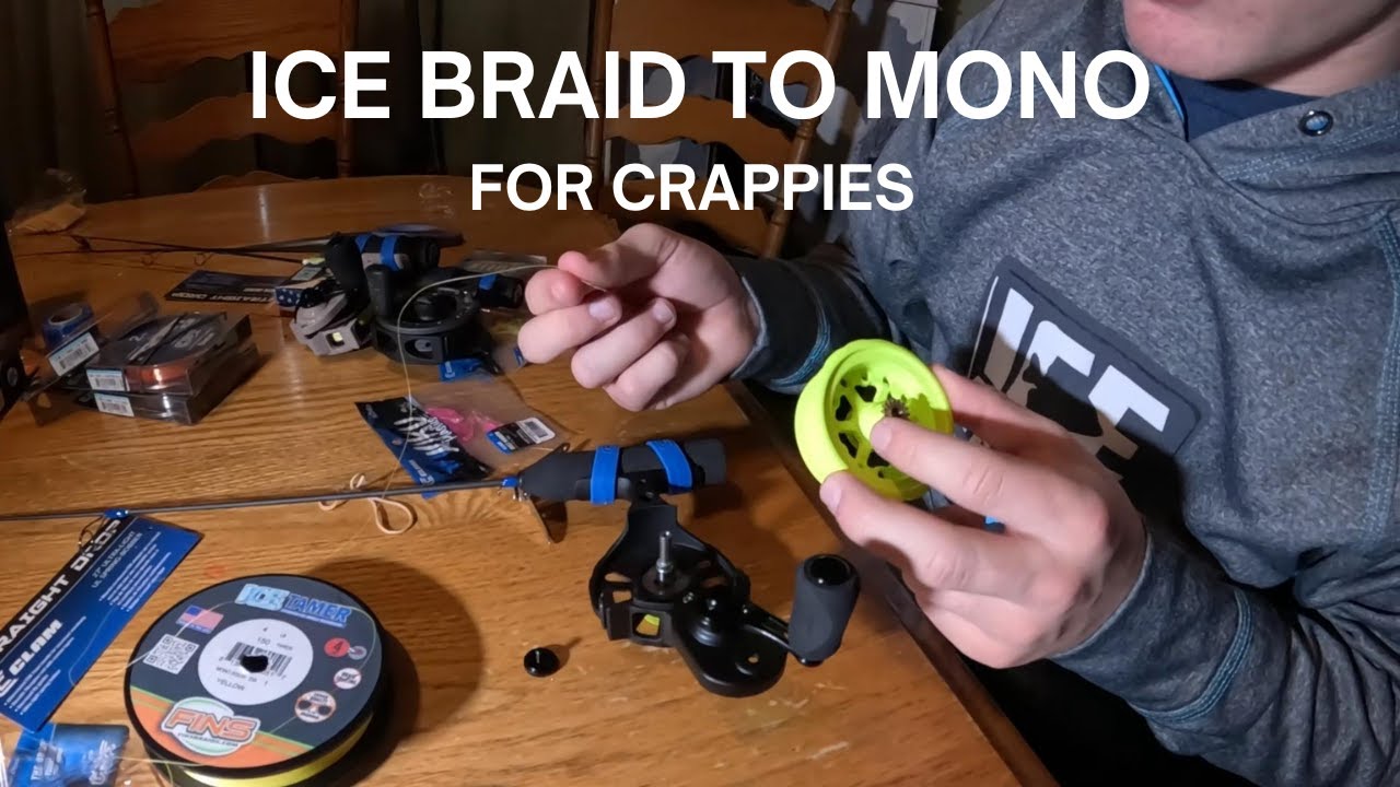 BRAID TO MONO ON SPOOLER ELITE REELS - PLUS JIGS AND CRAPPIES