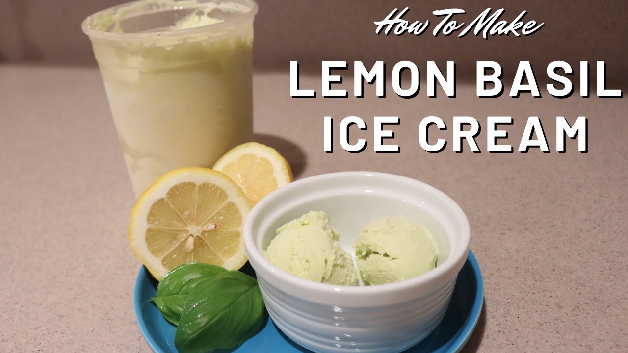 Lemon Basil Ice Cream