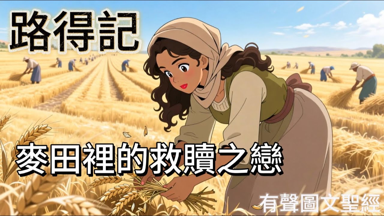 路得記 : 麥田裡的救贖之戀  心靈發電站 | #聖經#有聲聖經#音樂#故事