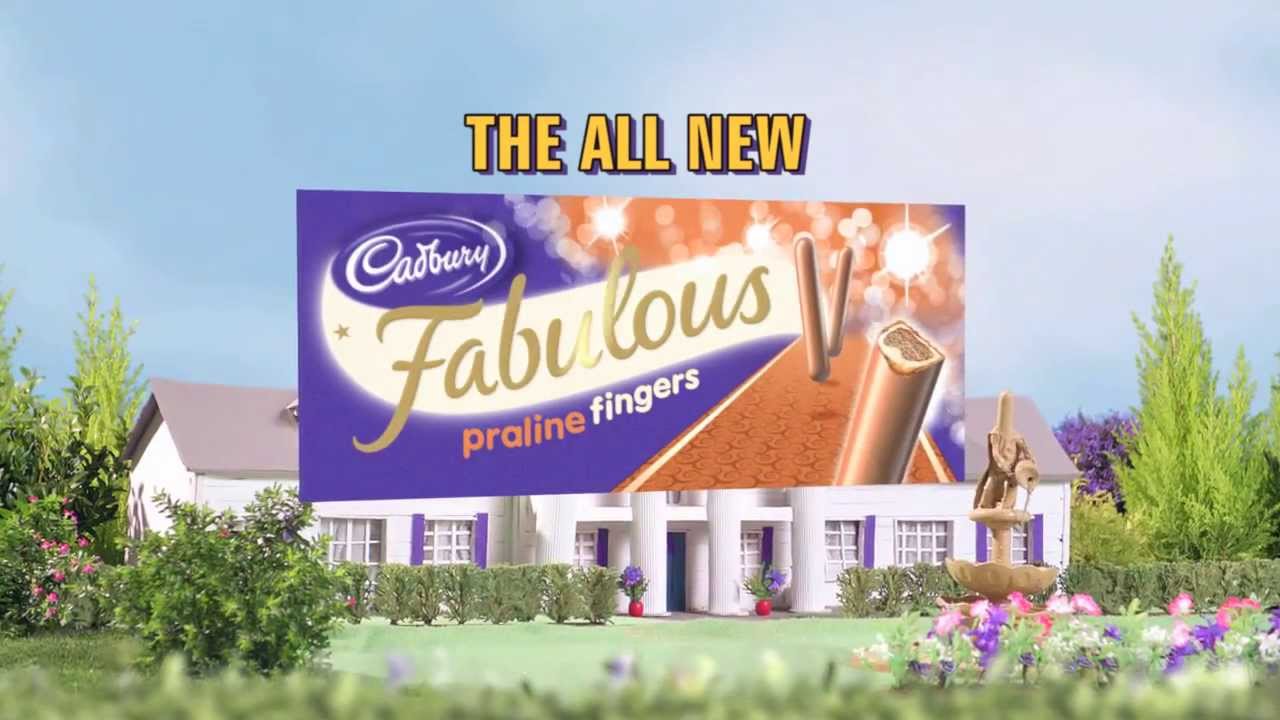 New Praline Fabulous Fingers Advert
