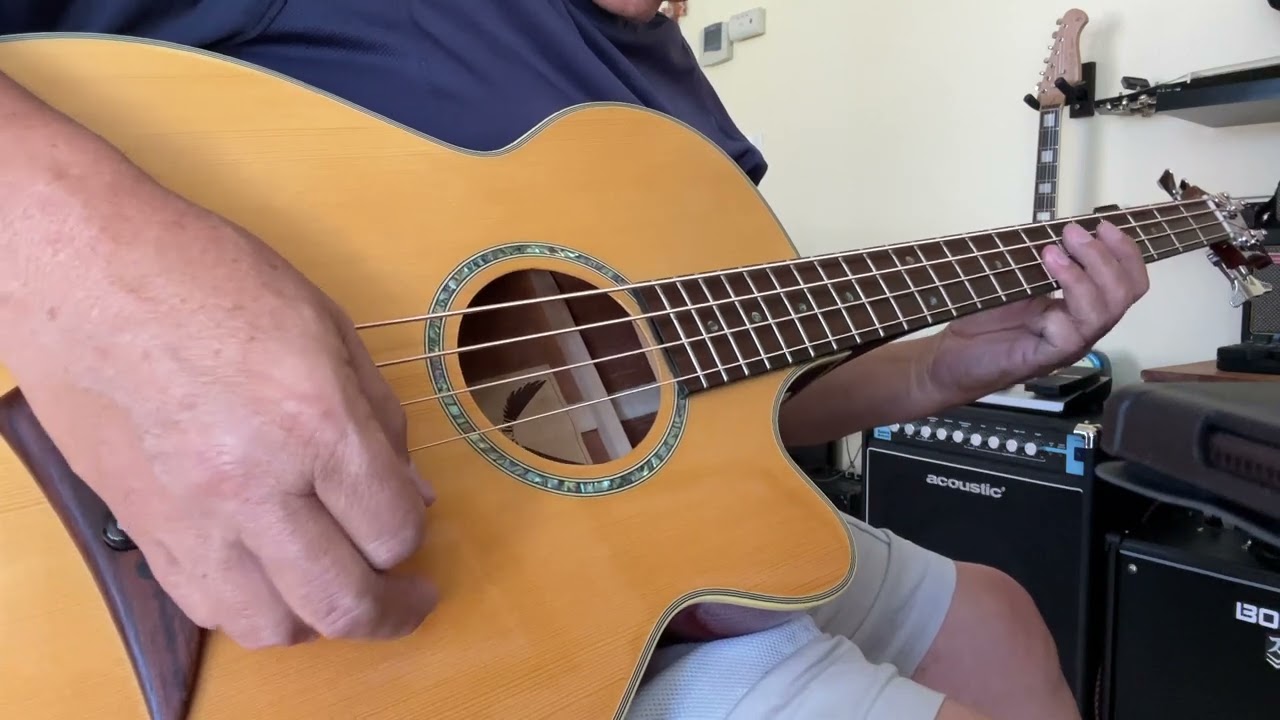 DEAN ACOUSTIC BASS GUITAR