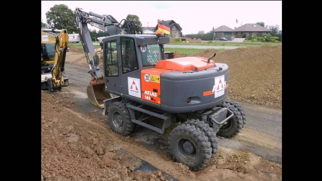 ATLAS 160Wsr (Атлас): Excavators Экскаваторы Bagger / Material Handler MH Перегружатели
