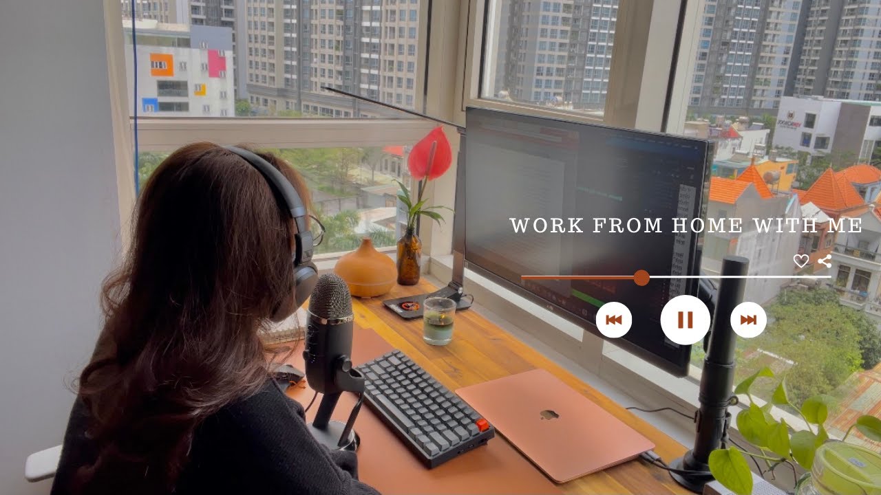 Work  From Home With Me (with music) 1 HOURS POMODORO SESSION!✨