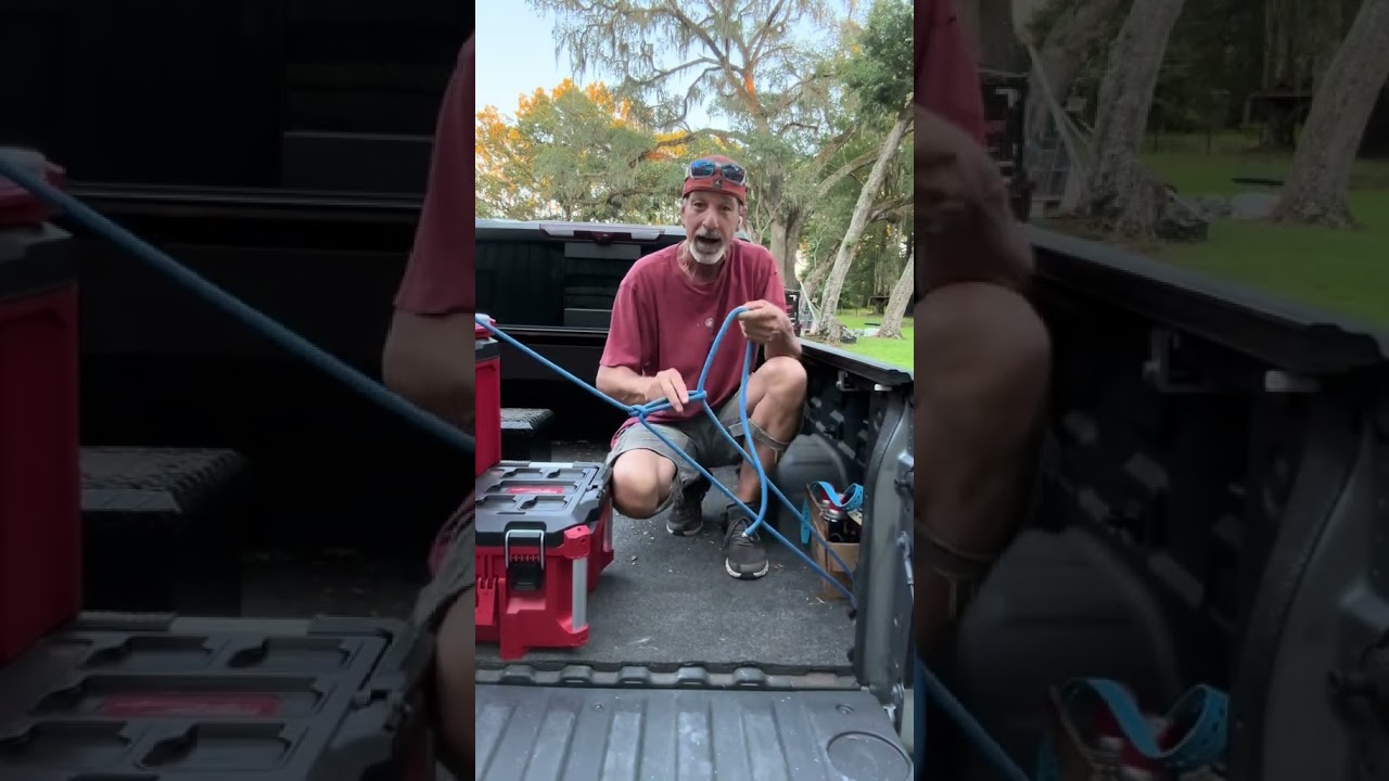 Tie stuff down with a rope #jmg8tor