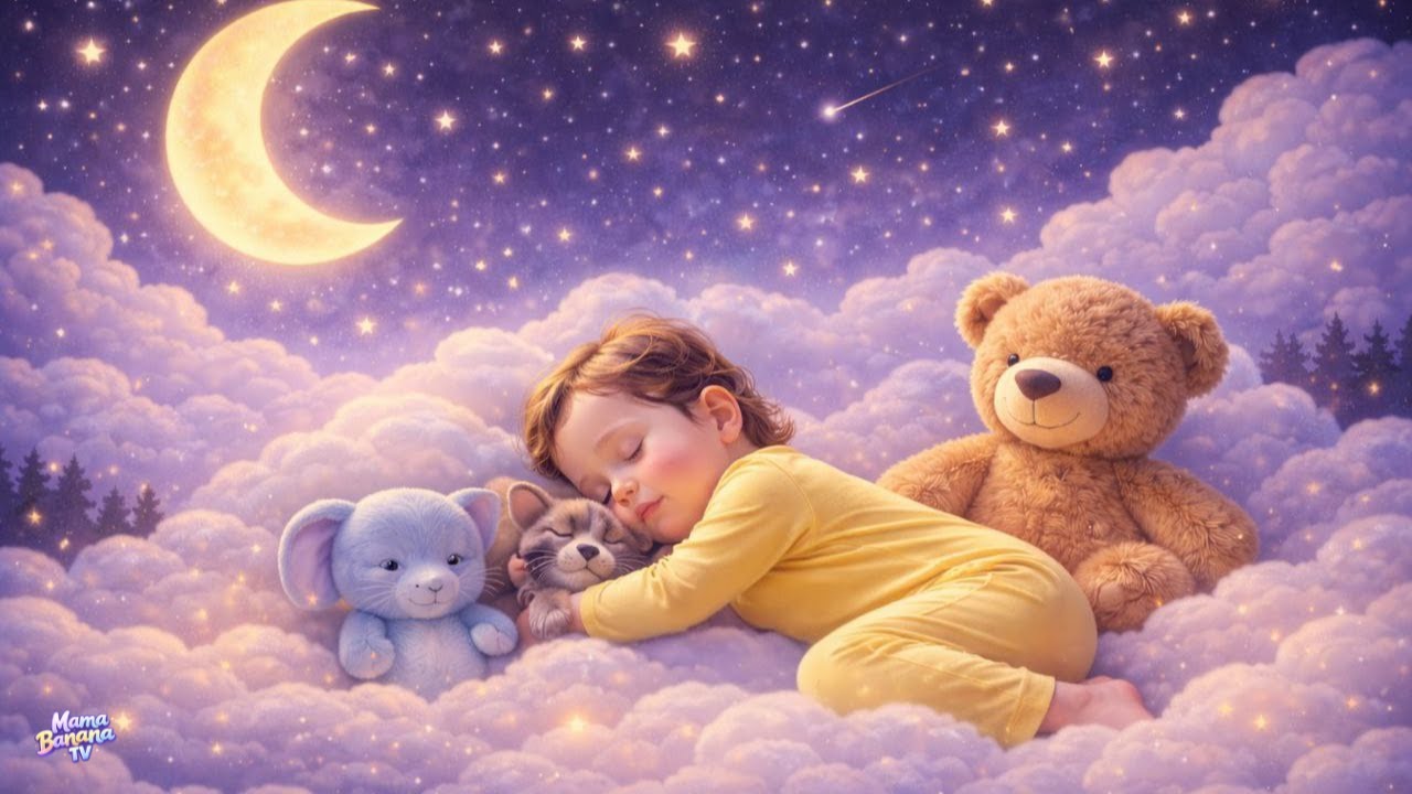 Soft Sleep Music for Kids 🌙 | Gentle Bedtime Sounds (1 Hour)