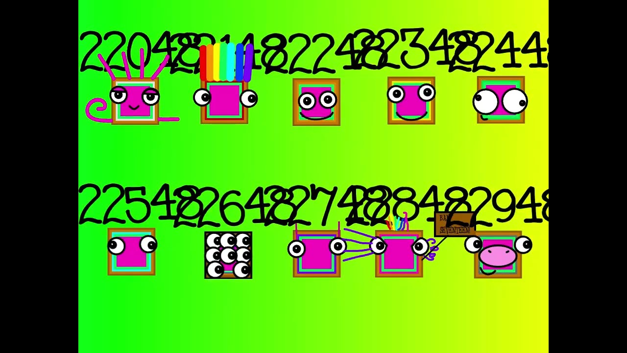Numbericons 22001 - 23000