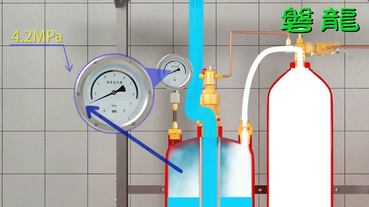External Storage Pressure HFC-227ea Fire Extinguishing System