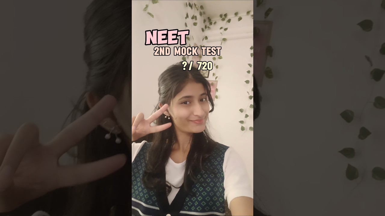 NEET 2026 2nd Mock Test🧠📚🥲#neet2026 #neetpreparation