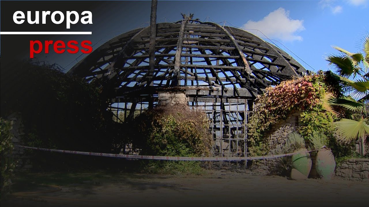 Quema la c&uacute;pula de madera del restaurante Mas Marroch de los hermanos Roca en Vilablareix