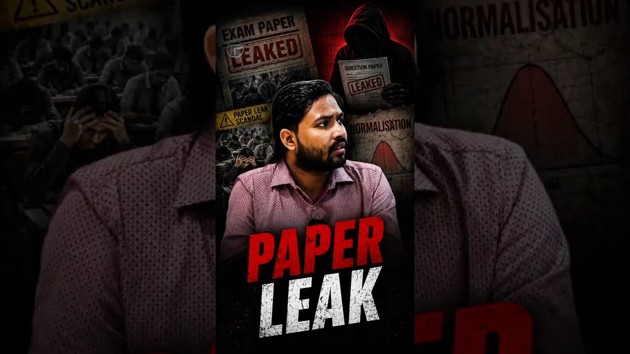 🚨 Paper Leak & Normalisation&mdash;Every Student&rsquo;s Biggest Fear! 😔 | Khan Sir #shortsviral #shorts