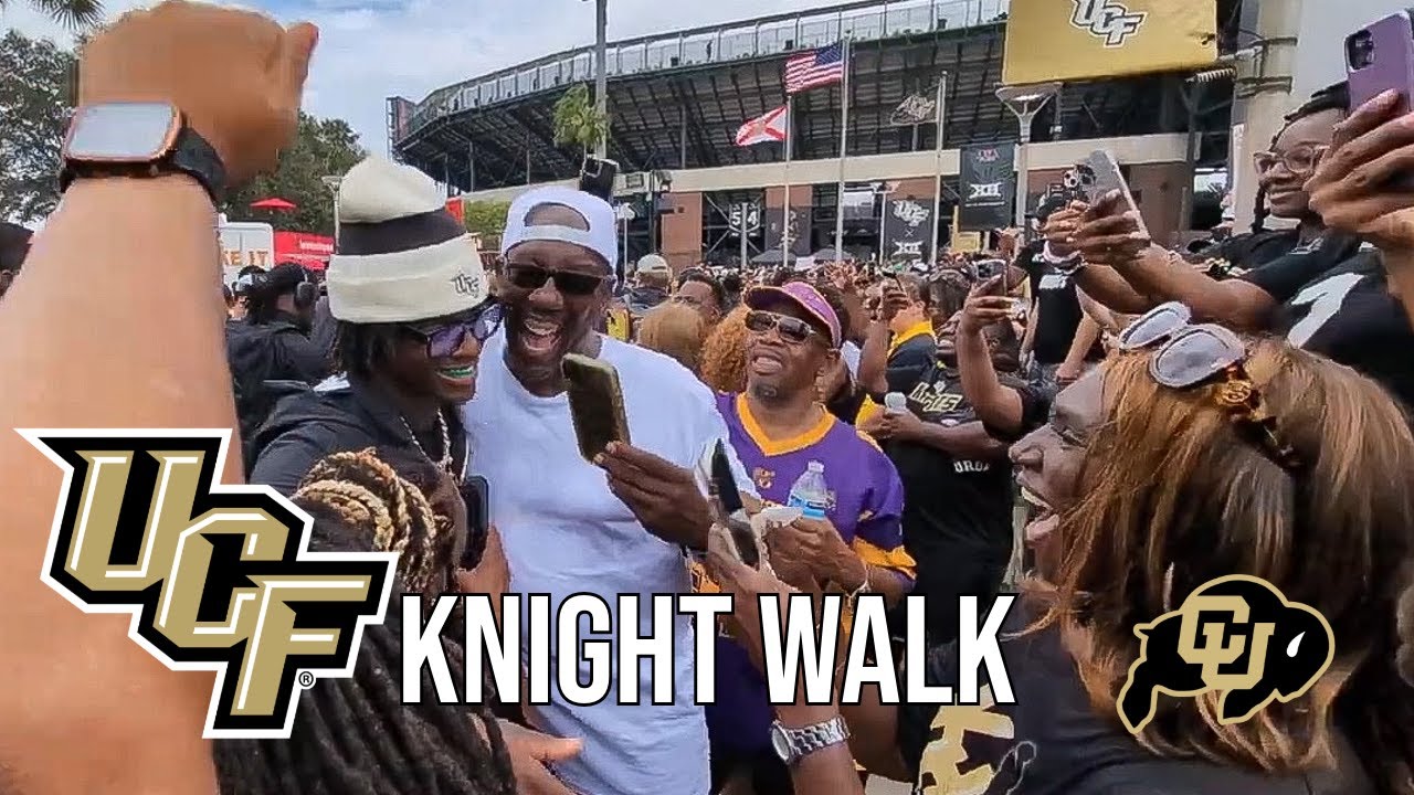 UCF Football: Knight Walk prior to Colorado Game ⚔️🦬🏈