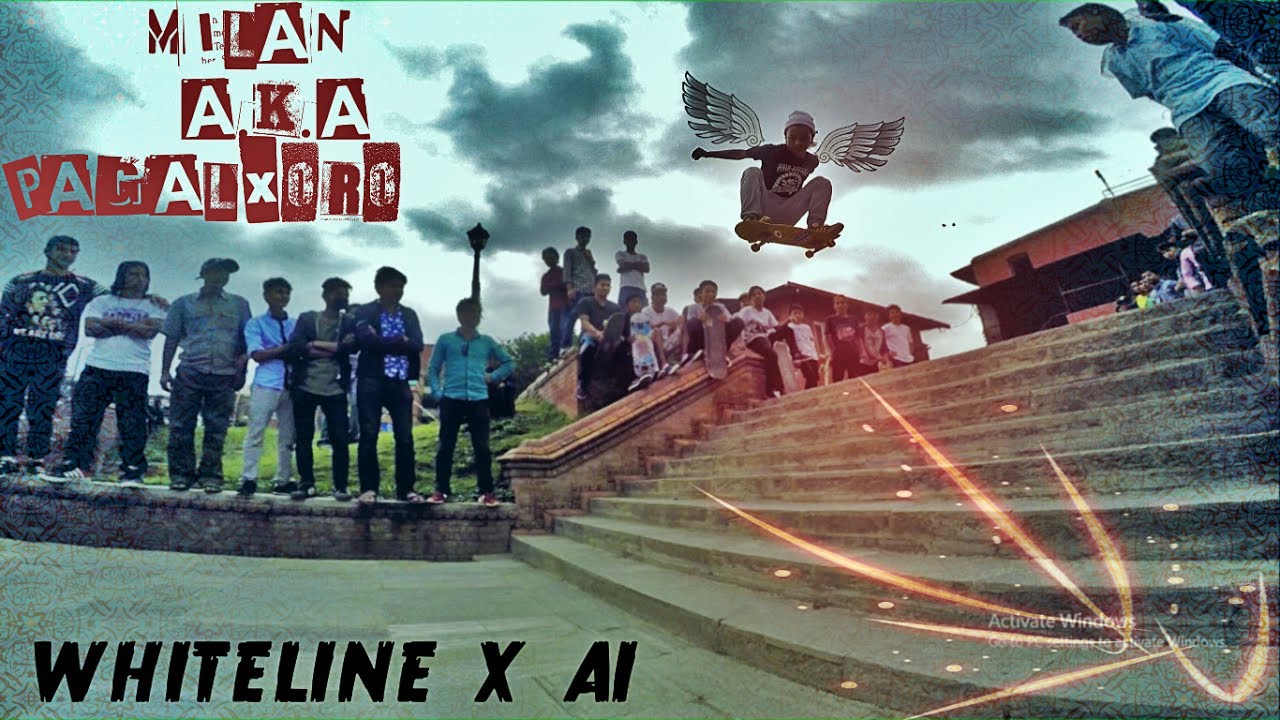 WHITELINE X AI Skateboards - Milan A.K.A Pagalxoro part 1