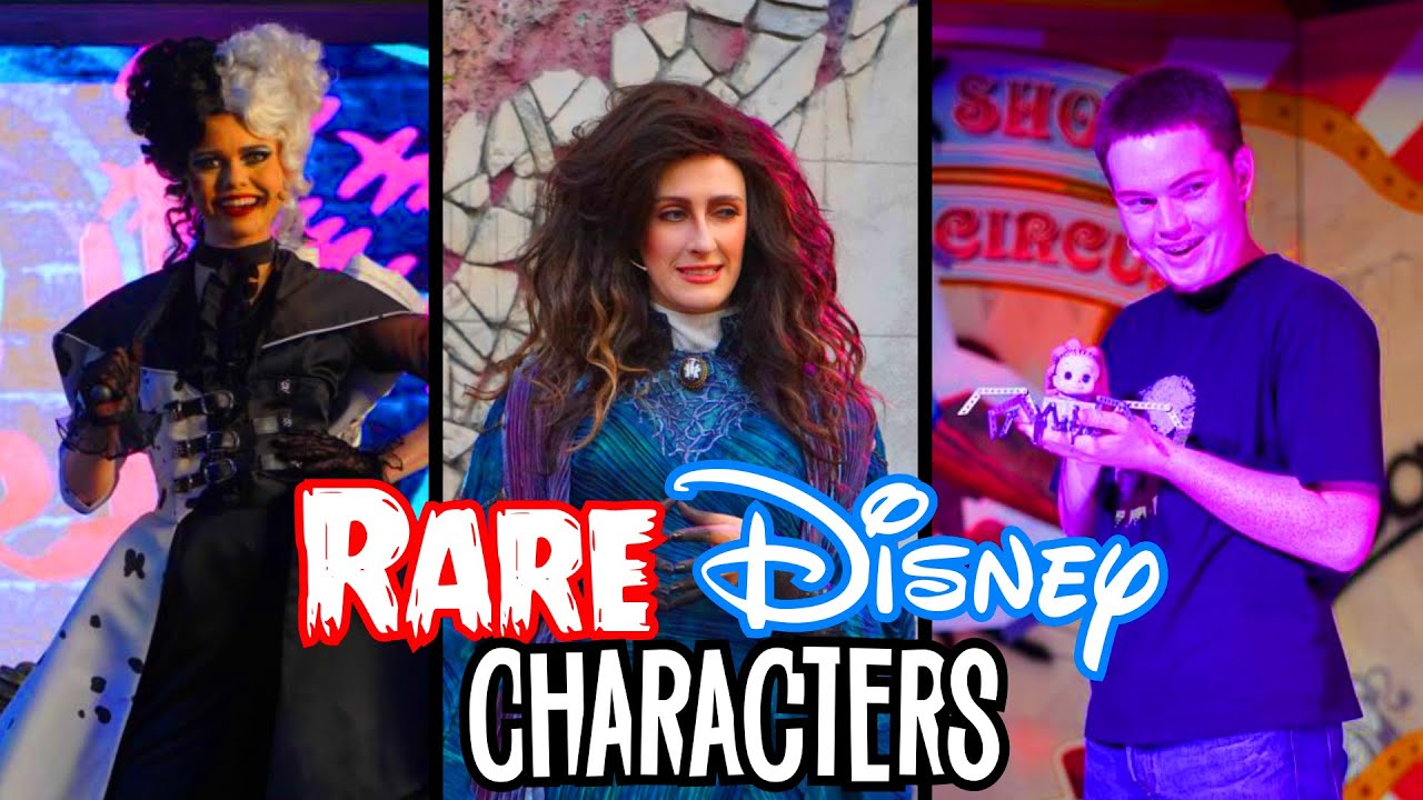 Rare Disney Characters at Oogie Boogie Bash