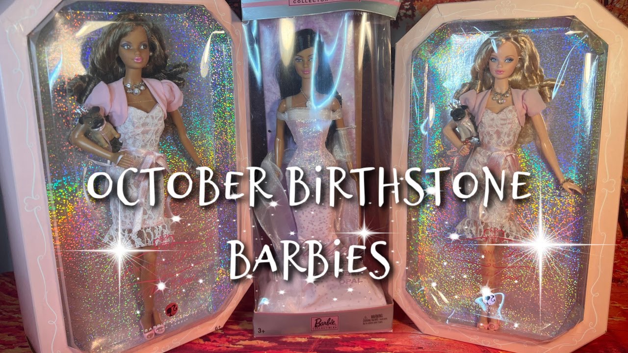 October Birthstone Barbies, Birthstoen Collection, Birthstone Beauties Miss Opal - ADULT COLLECTOR