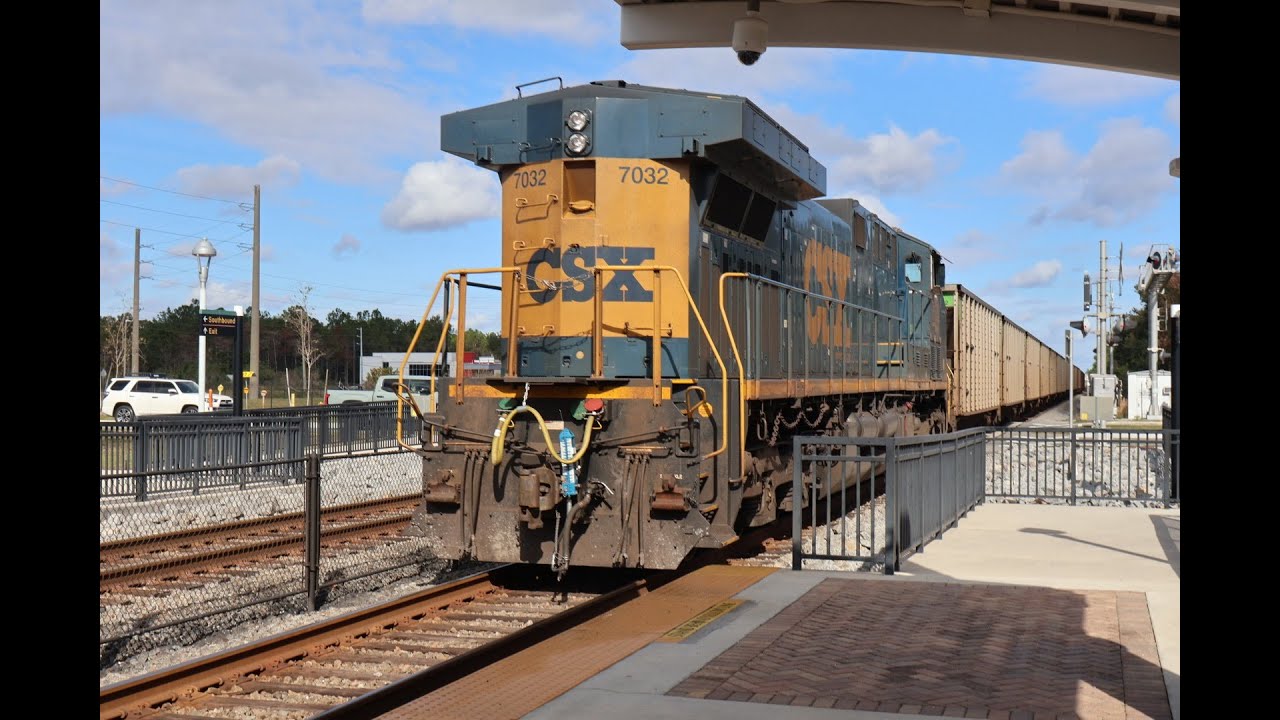 CSX Trains Around Taft FL FT: 5211’s First Run 1/3/26