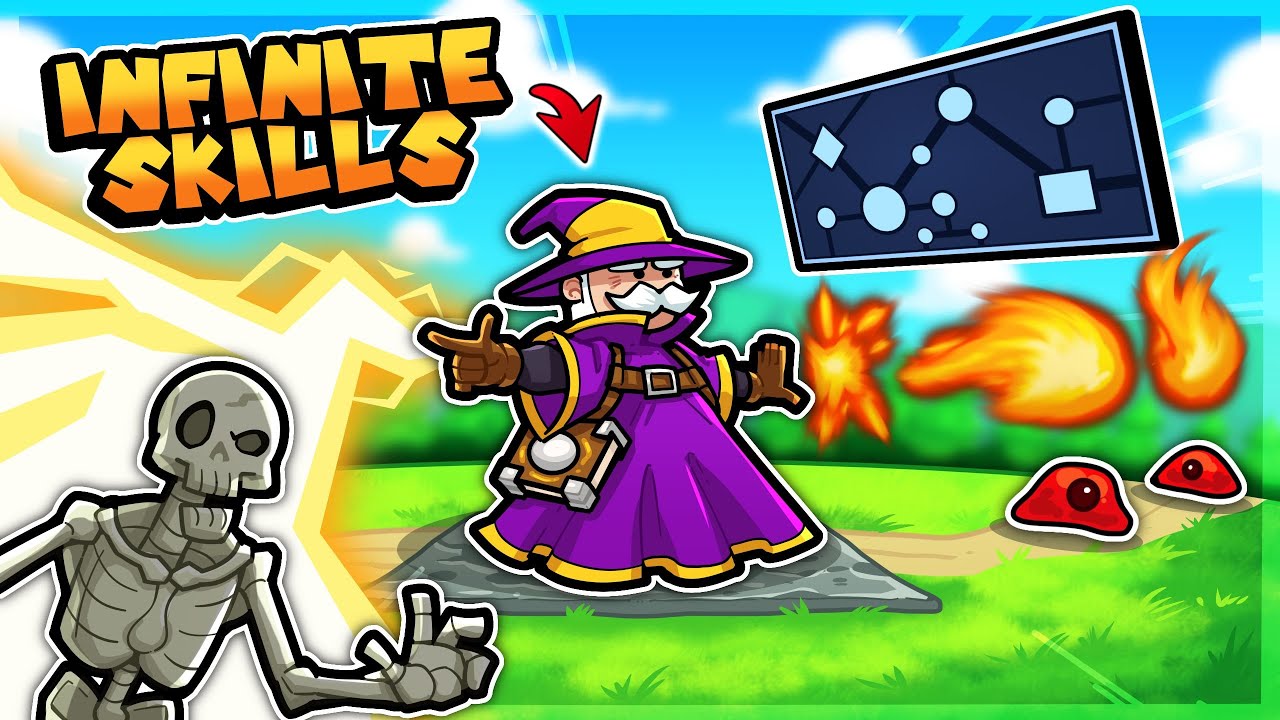 I gave my wizard infinite skill upgrades