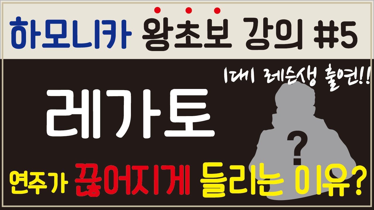 [왕초보 강의 #5] 연주가 끊어지게 들린다면 꼭 보세요❗❗/레가토 마스터하기/1:1레슨 엿보기/크로매틱하모니카