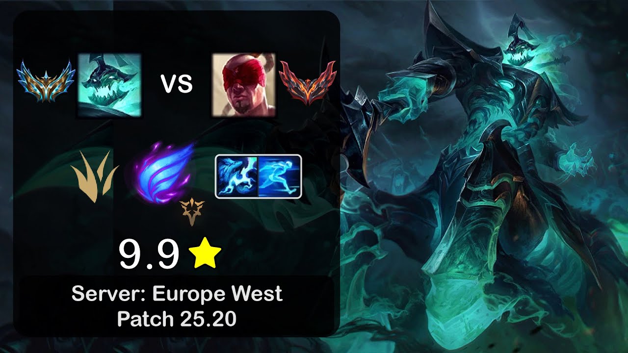 Hecarim Jungle vs Lee Sin - EUW Challenger - Patch 25.20
