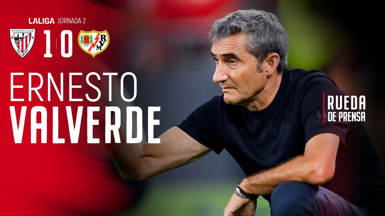 🎙 Ernesto Valverde | post Athletic Club 1-0 Rayo Vallecano | J2 LaLiga EA Sports