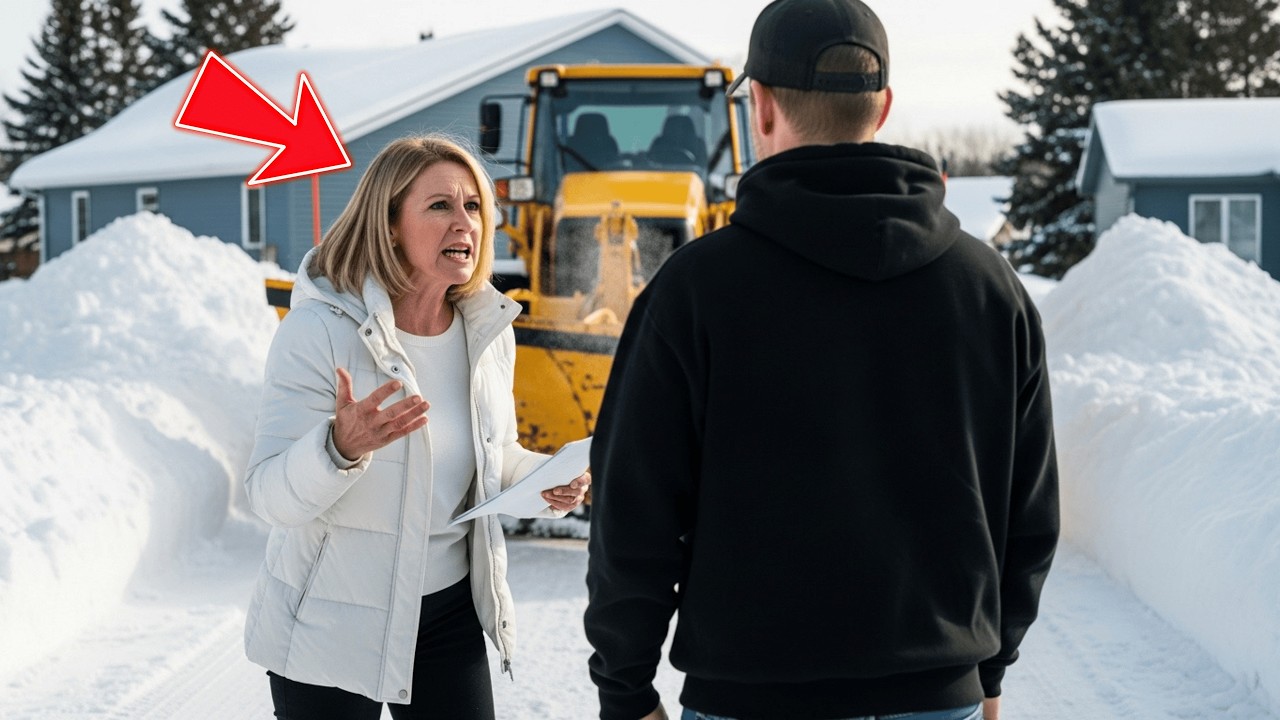 HOA Fined Me For Uneven Snow Removal, So I Stopped Plowing The Road To Their Gated Community