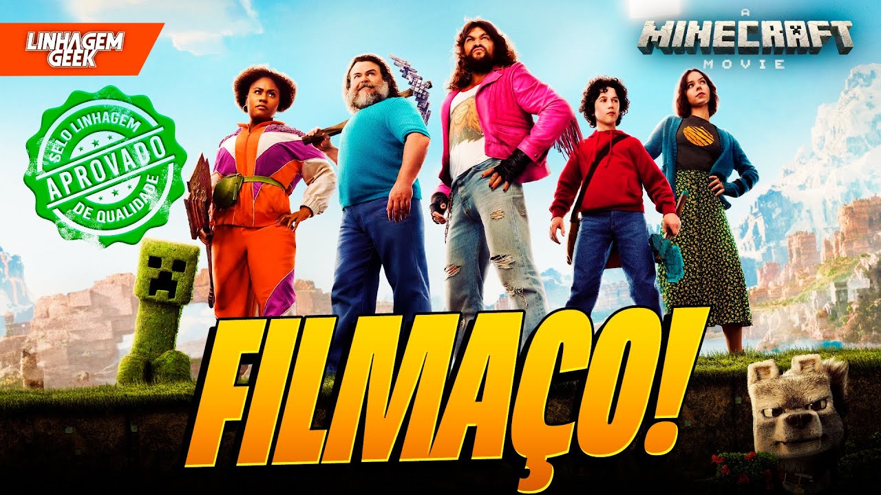 ZERO LACRAÇÃO E SENSACIONAL! MINECRAFT É O MELHOR FILME DE 2025! CRÍTICA