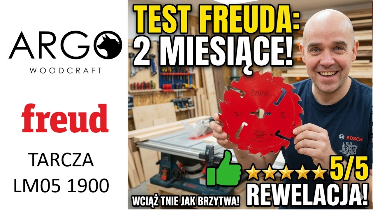 356 - Freud LM05 &ndash; najlepsza tarcza do drewna? Sprawdzam po 2 miesiącach