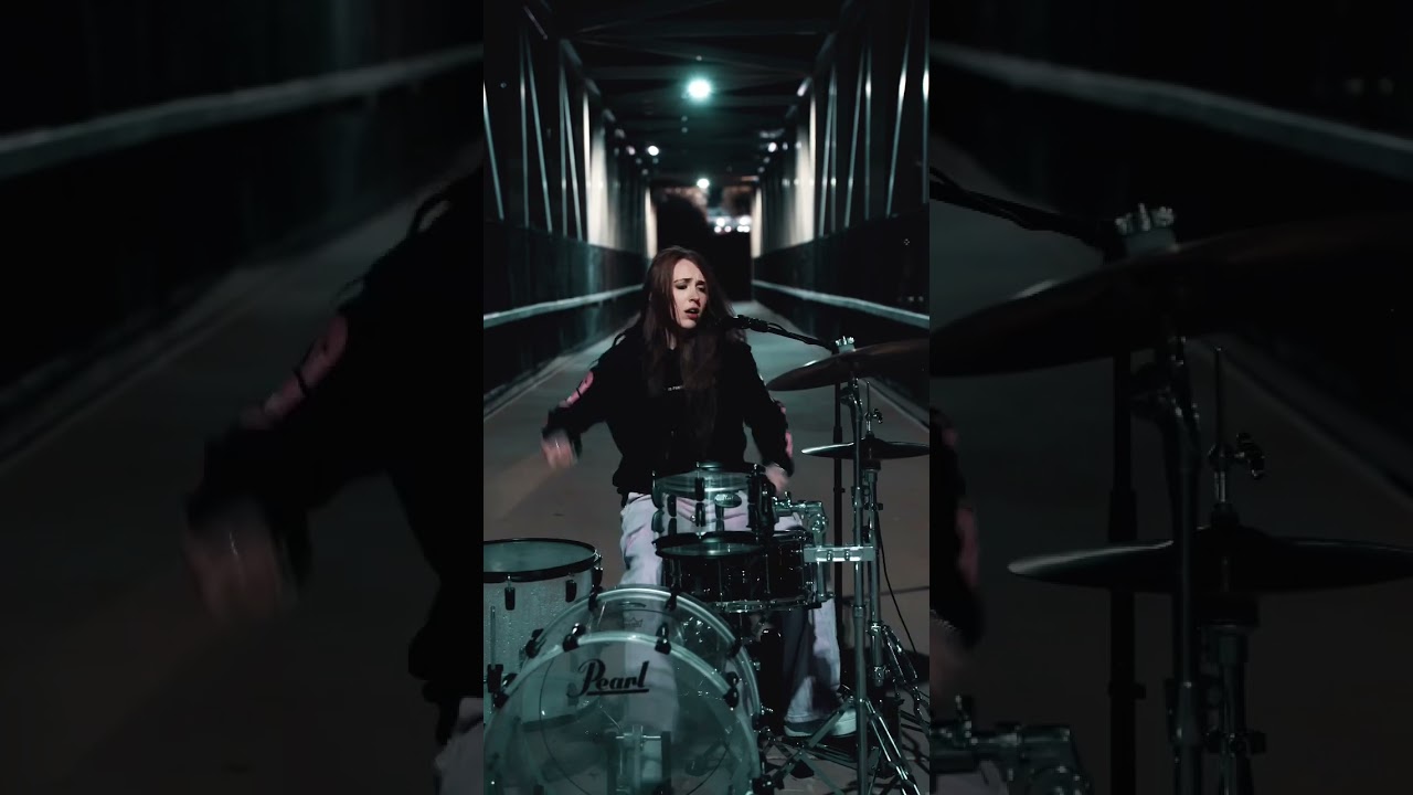 SLEEP WHEN IM DEAD #rock #music #percussionmusic #girldrummer #shortsfeed #musicartist