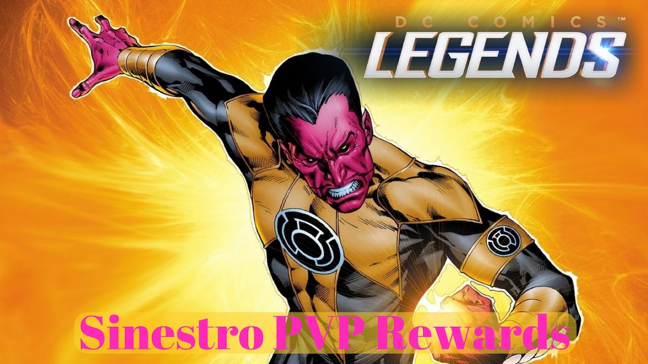 DC Legends Sinestro PVP Rewards