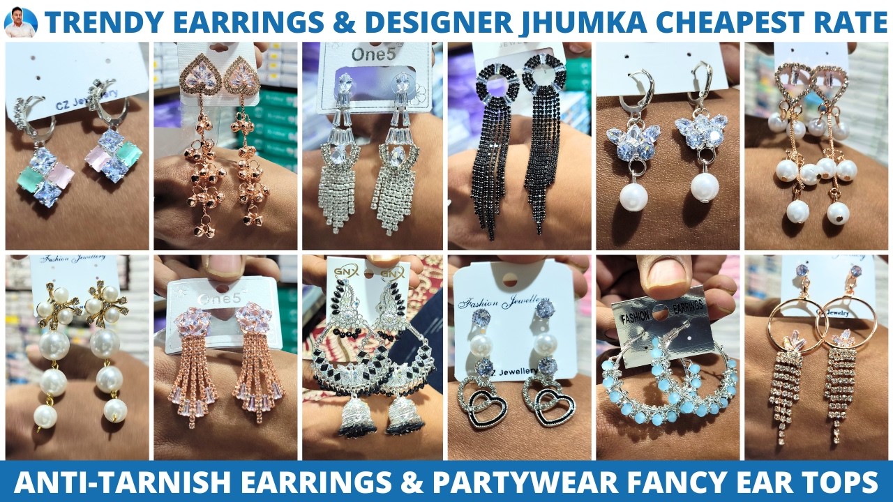 Kolkata Badabazar ka Hidden Wholesale Earrings Shop 😍 | Resellers ke liye Best Profit Collection 💰