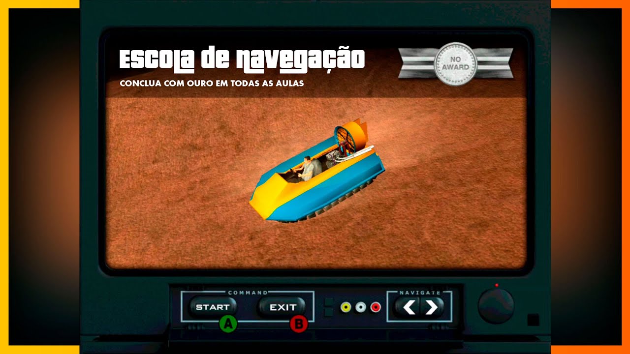 COMO PASSAR COM OURO NAS AULAS DE BARCO DO GTA SAN ANDREAS!