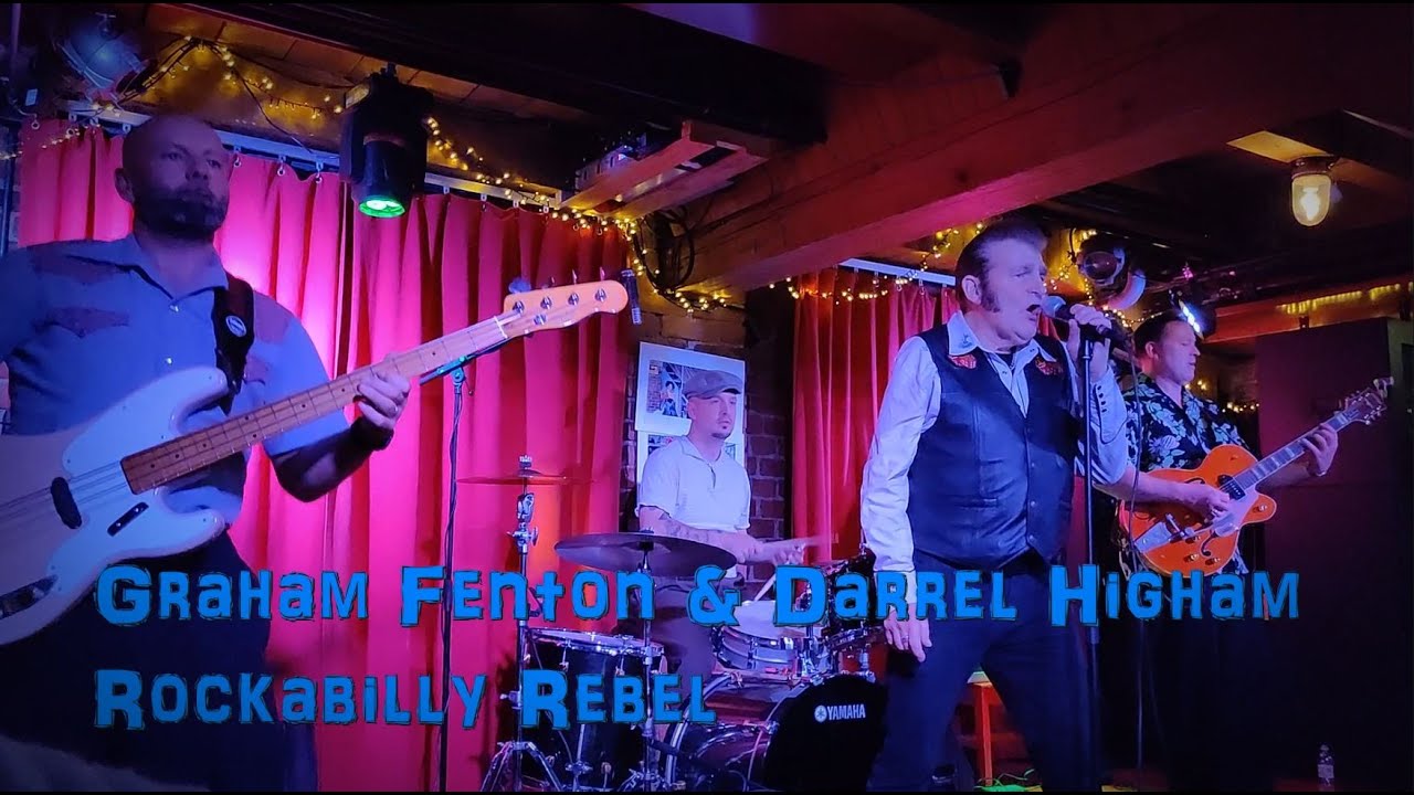 Graham Fenton with Darrel Higham & The Enforcers - Rockabilly Rebel (live in Finland 2023)