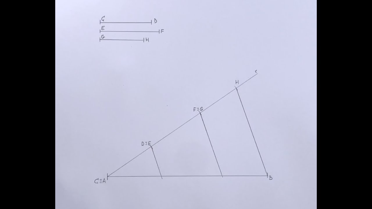 Teorema de Thales proporcional