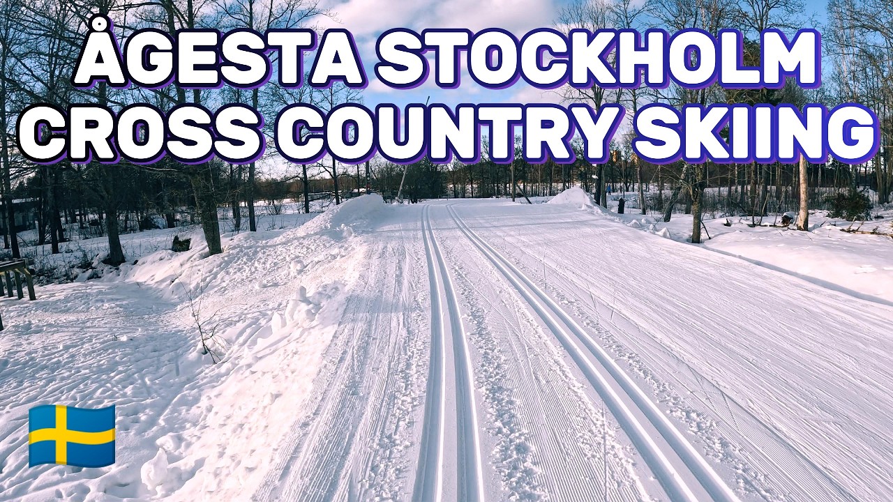 Stockholm Cross-Country Skiing 🎿 &Aring;GESTA Ski Tracks Tour & Winter Vlog